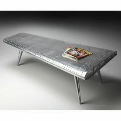 Hot Sale 🌟 Butler Specialty Rectangle Coffee Tables Butler 2061025 Aviator Coffee Table - Metalworks 🎉