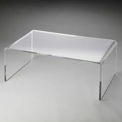 Best Sale 😉 Butler Specialty Rectangle Coffee Tables Butler Crystal Clear Acrylic Coffee Table - Butler Loft 👍