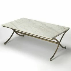 Best Sale 🤩 Butler Specialty Rectangle Coffee Tables Butler Pamina Travertine Cocktail Table 😍