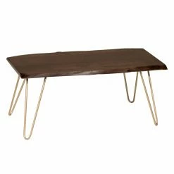 Cheap ✔️ Carolina Chair & Table Co. Rectangle Coffee Tables Carolina Chair & Table Co. Seti Live Edge Coffee Table ✨
