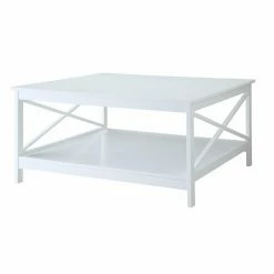 Coupon ❤️ Square Coffee Tables Convenience Concepts Oxford Square Coffee Table 💯