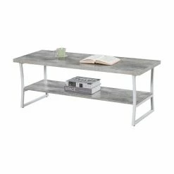 Cheapest 🧨 Rectangle Coffee Tables Convenience Concepts X-Calibur Coffee Table 🌟