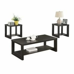 Flash Sale 💯 Rectangle Coffee Table Sets Crown Mark Audra 3 Piece Cocktail Table Set ✔️