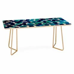 Deals ๐งจ Rectangle Coffee Tables Deny Designs Amy Sia Gracie Spot Blue Coffee Table ๐