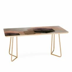 Top 10 🛒 Rectangle Coffee Tables Deny Designs Emanuela Carratoni Marble Geometry Coffee Table ⭐