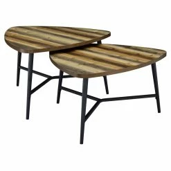 Coupon 🎁 Triangle Coffee Tables Picket House Furnishings Gibson Coffee Table - Set Of 2 ❤️