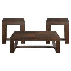 New 🤩 Square Coffee Table Sets Picket House Furnishings Drew 3 Piece Coffee Table Set 🎁