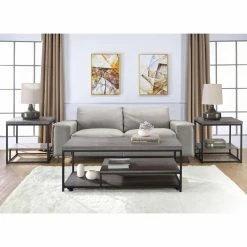 Cheapest 🧨 Rectangle Coffee Table Sets Picket House Furnishings Aspen 3 Piece Coffee Table Set ❤️