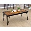 Hot Sale ❤️ Rectangle Coffee Tables Furniture Of America Marx Barred Leg Coffee Table 😍 -Coffee Tables Sale Store masterENLB2706