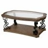 Brand new ⌛ Rectangle Coffee Tables Furniture Of America Torrena Metal Scroll Coffee Table ✨ -Coffee Tables Sale Store masterENLB4645