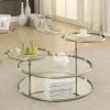 Best Sale 🥰 Round Coffee Tables Furniture Of America Leanal Modern Round Swivel Coffee Table 🔥 -Coffee Tables Sale Store masterENLB4711