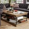 Budget 🔔 Rectangle Coffee Tables Weston Home Rectangle 2 Shelf Coffee Table 👏 -Coffee Tables Sale Store masterHME3083