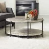 Cheapest 🧨 Round Coffee Tables Hooker Furniture Melange Blythe Cocktail Table 😀 -Coffee Tables Sale Store masterHOOK4619