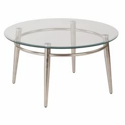 Coupon 😀 Round Coffee Tables OSP Home Furnishings Brooklyn Round Top Coffee Table 🔔