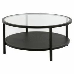 Flash Sale ⌛ Hudson & Canal Round Coffee Tables Hudson & Canal Rigan Round Coffee Table 👍