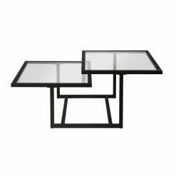 Buy 🤩 Hudson & Canal Rectangle Coffee Tables Hudson & Canal Amalie Two-Tier Coffee Table ✔️