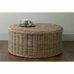 Brand new 🧨 Round Coffee Tables East At Main Bromley Rattan Round Coffee Table 🔔