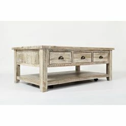 Discount 🔔 Rectangle Coffee Tables Jofran Artisans Craft Cocktail Table ⭐