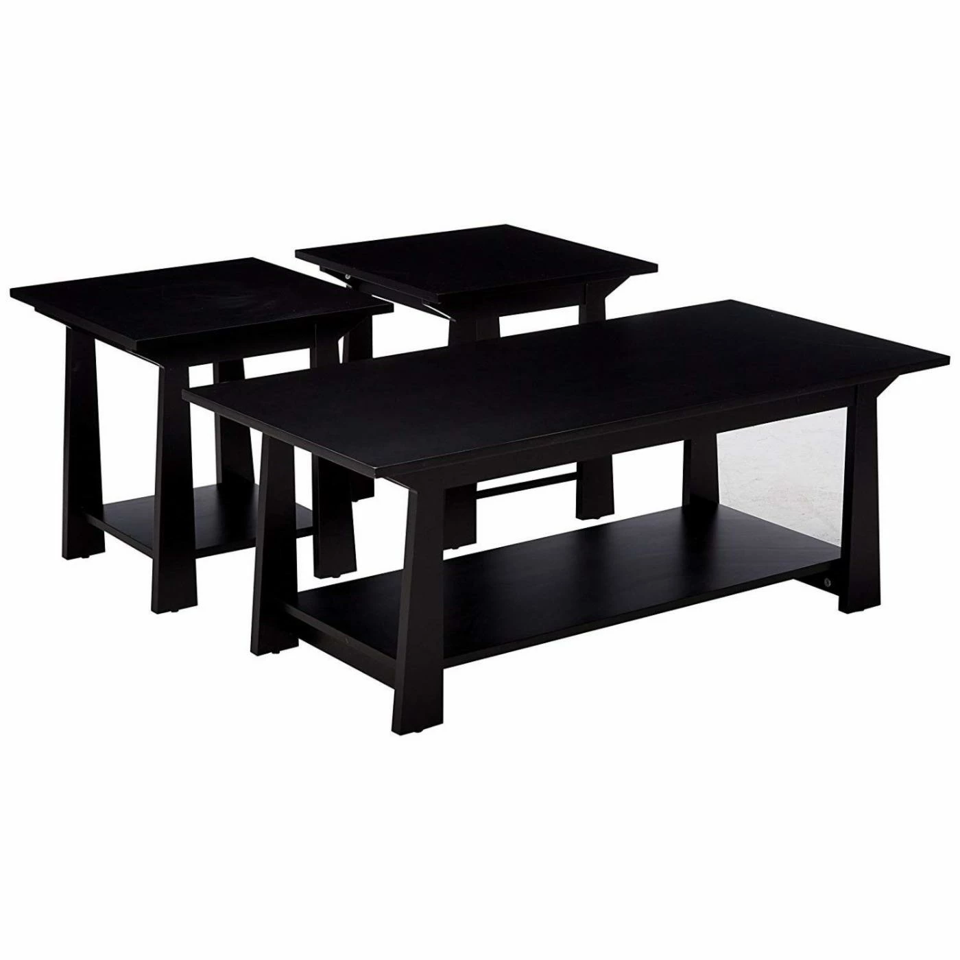 Deals ๐ K&B Furniture Square Coffee Table Sets K&B Furniture Black Wood 3 Piece Occasional Table Set ๐คฉ 3 Deals ๐ K&B Furniture Square Coffee Table Sets K&B Furniture Black Wood 3 Piece Occasional Table Set ๐คฉ