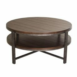 Outlet 😍 Round Coffee Tables Liberty Furniture Industries Breckinridge Round Cocktail Table 😀