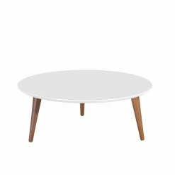 Best Pirce 🤩 Round Coffee Tables Manhattan Comfort Moore Low Coffee Table ❤️