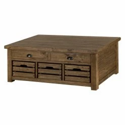 Budget ๐ฅฐ Rectangle Coffee Tables Magnussen Stratton Rustic Lift Top Storage Coffee Table With Casters ๐