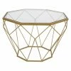 Best Sale 🤩 Other Shapes - Coffee Tables LeisureMod Malibu Modern Octagon Glass Top Coffee Table With Gold Chrome Base 😀 1 Best Sale 🤩 Other Shapes - Coffee Tables LeisureMod Malibu Modern Octagon Glass Top Coffee Table With Gold Chrome Base 😀 -Coffee Tables Sale Store masterMODS119