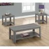 Best Pirce 🛒 Square Coffee Table Sets Monarch Specialties 3 Piece Rectangle Coffee Table Set With Shelf 😀 -Coffee Tables Sale Store masterMON1325