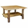 Best Pirce 🤩 Square Coffee Tables Montana Woodworks Glacier Country Cocktail Table With Shelf ❤️ -Coffee Tables Sale Store masterMONT162