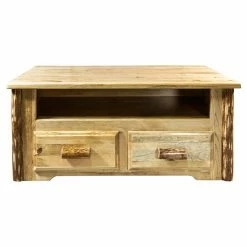 Flash Sale 😀 Rectangle Coffee Tables Montana Woodworks Glacier Country 2-Drawer Coffee Table 😉