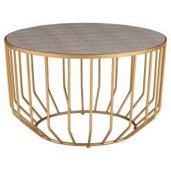 New โ๏ธ Round Coffee Tables New Pacific Direct Inc Halton Round Upholstered Coffee Table - Set Of 2 ๐ฅฐ