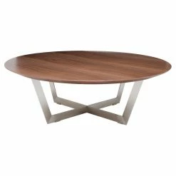 Best Sale 😍 Round Coffee Tables Nuevo Dixon Round Wood Coffee Table 🛒