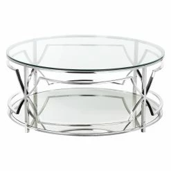 Cheapest 🔥 Round Coffee Tables Pangea Home Edward Round Coffee Table ❤️