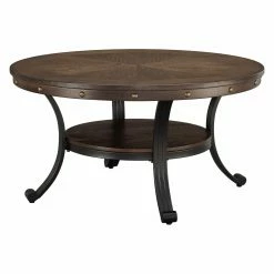 Top 10 🥰 Round Coffee Tables Powell Franklin Cocktail Table 🎁