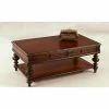 Deals 🥰 Rectangle Coffee Tables Progressive Furniture Rectangular Castered Cocktail Table - Heritage Cherry 😀 -Coffee Tables Sale Store masterPRGF113