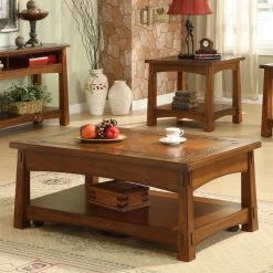 Top 10 🎉 Riverside Furniture Rectangle Coffee Table Sets Riverside Craftsman Home Rectangular Coffee Table Set ⭐