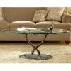 Discount 🔥 Oval Coffee Tables San Pacific International Palm Tree Coffee Table 🌟 -Coffee Tables Sale Store masterSAPI906