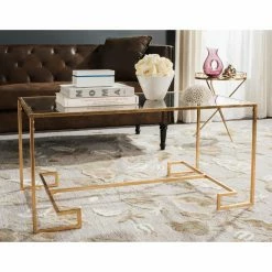 Best deal 🎉 Rectangle Coffee Tables Safavieh Burton Coffee Table 🎁