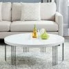 Best deal ⭐ Round Coffee Tables Safavieh Keelin Mid Century Scandinavian Lacquer Coffee Table 😉 -Coffee Tables Sale Store masterSAV5162
