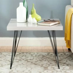 Best deal ❤️ Square Coffee Tables Safavieh Wolcott Retro Mid Century Square Lacquer Coffee Table 😀