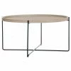 Brand new ❤️ Round Coffee Tables HN Home Lowden Modern Farmhouse Retro Wood Accent Table 🛒 -Coffee Tables Sale Store masterSAV5205