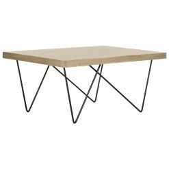 Buy 😍 Rectangle Coffee Tables HN Home Albini Mid-Century Modern Retro Wood Coffee Table 🥰