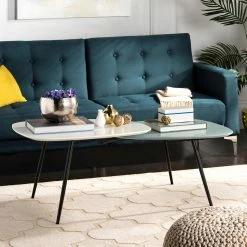 New ✔️ Other Shapes - Coffee Tables Safavieh Jasmine Bi-Level Coffee Table 🎉