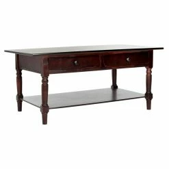 Outlet 🎉 Rectangle Coffee Tables Safavieh Boris 2 Drawer Coffee Table 😀