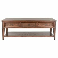 Buy ⌛ Rectangle Coffee Tables Safavieh Manelin Storage Coffee Table ⭐