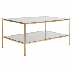 Brand new 🛒 Rectangle Coffee Tables Safavieh Aslan Coffee Table ⌛