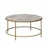 Brand new ⭐ Round Coffee Tables Sauder International Lux Round Coffee Table 👏 -Coffee Tables Sale Store masterSDR1273