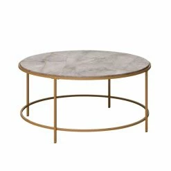 Brand new ⭐ Round Coffee Tables Sauder International Lux Round Coffee Table 👏