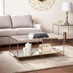 Wholesale ⭐ Rectangle Coffee Tables Southern Enterprises Knox Cocktail Table ✨