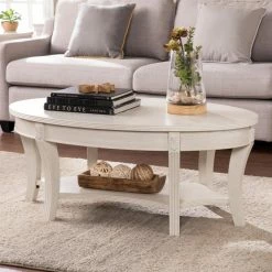 Promo 😍 Oval Coffee Tables Southern Enterprises Laverly Cocktail Table ⌛